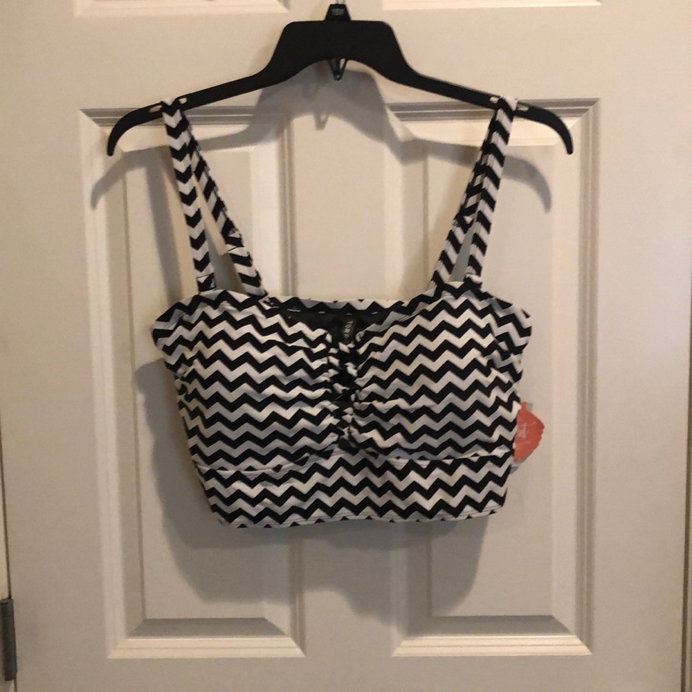 Chevron bikini top